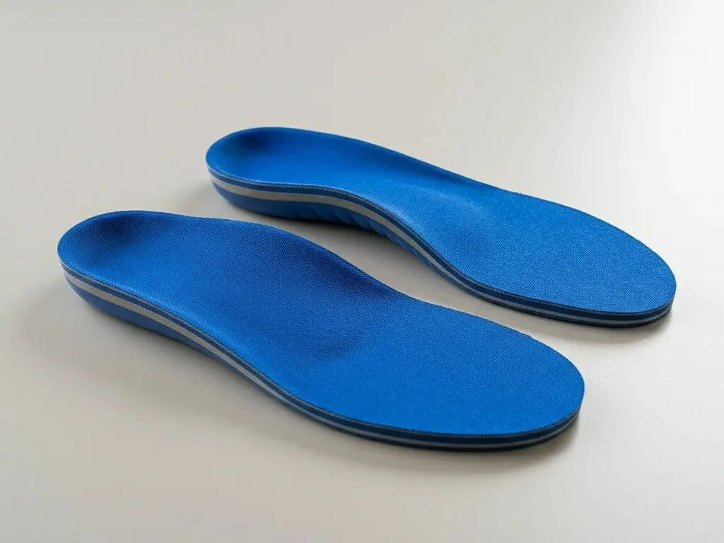 Custom orthotics blue color